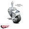 Service Caster 3 Inch Thermoplastic Rubber Swivel 3/8 Inch Threaded Stem Caster with Brake SCC SCC-TS20S314-TPRB-TLB-381615 - alternate 5